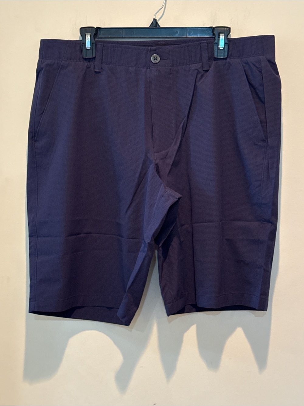 Under Armour Navy Performance Flat-Front Shorts